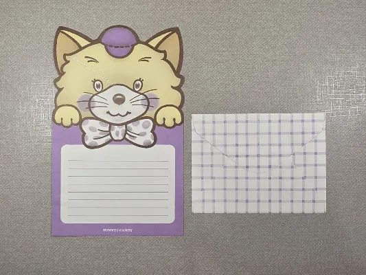 Conjunto de papel de carta antigo - 1012