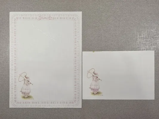 Conjunto de papel de carta antigo - 1014