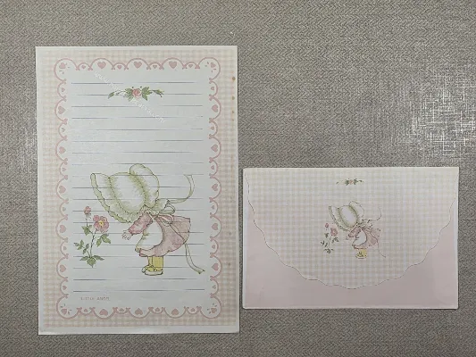 Conjunto de papel de carta antigo - 1016