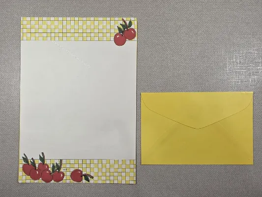Conjunto de papel de carta antigo - 1018