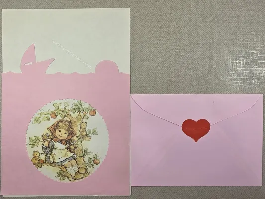 Conjunto de papel de carta antigo - 1021