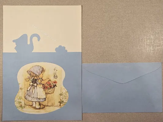 Conjunto de papel de carta antigo - 1025