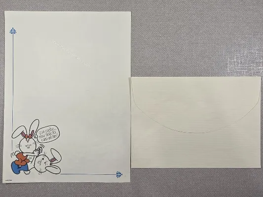 Conjunto de papel de carta antigo - 1032