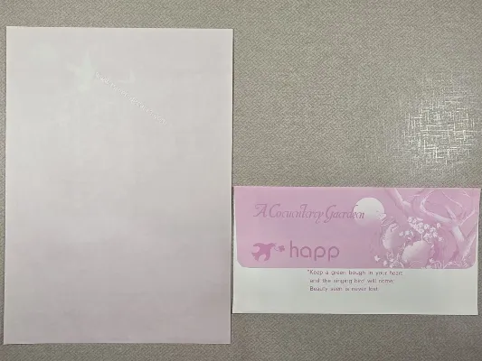 Conjunto de papel de carta antigo - 1037