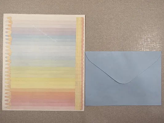 Conjunto de papel de carta antigo - 1038