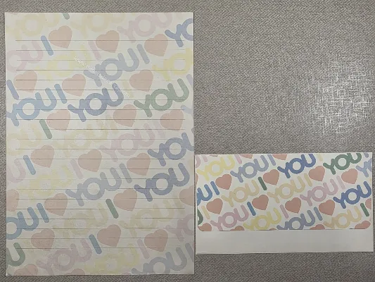 Conjunto de papel de carta antigo - 1044