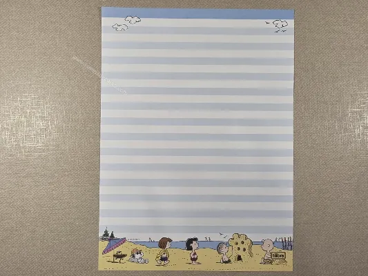 Papel de carta do Snoopy 86