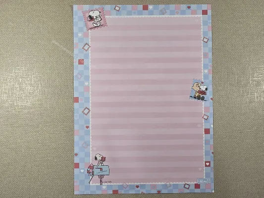 Papel de carta do Snoopy 90