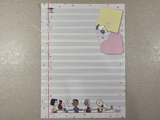 Papel de carta do Snoopy 93