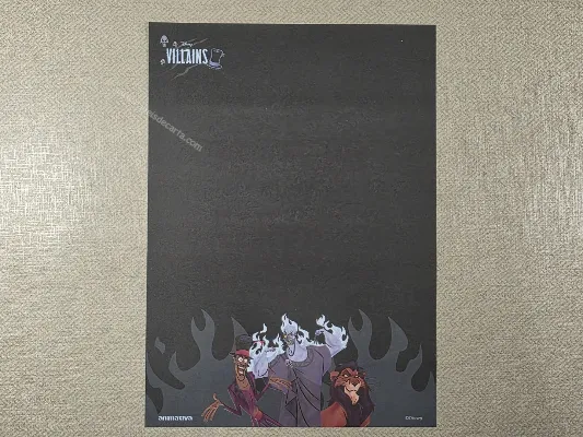 Papel de carta - Vilões da Disney - 03