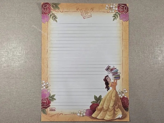 Papel de carta Disney Princess - 50