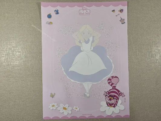 Papel de carta da Alice in Wonderland 62