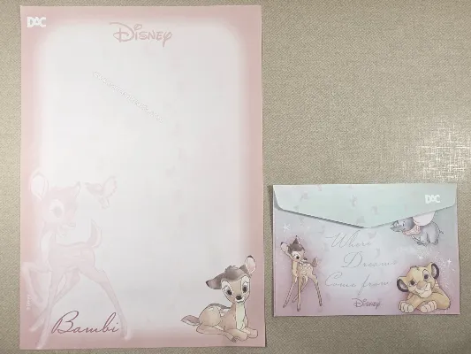 Conjunto de Papel de carta Bambi - 01