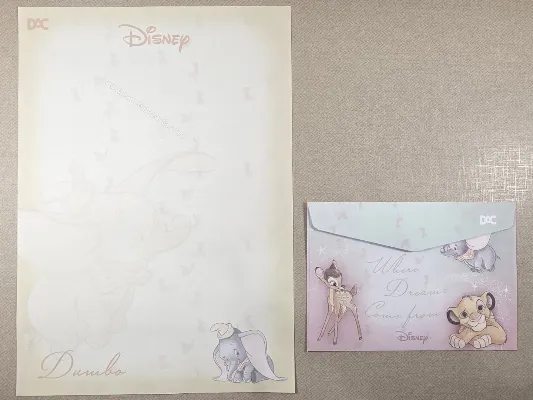 Conjunto de Papel de carta Dumbo - 01