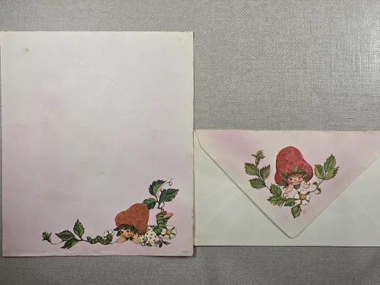 Conjunto de papel de carta antigo - 1045