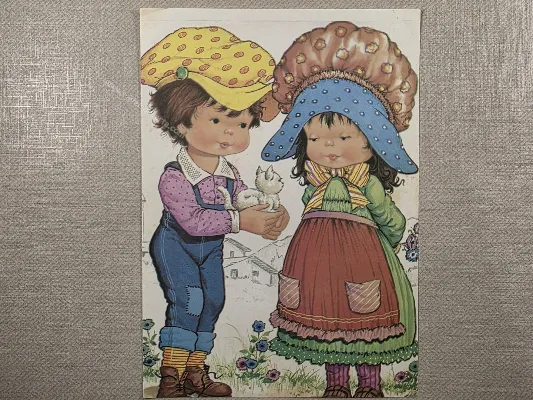 Papel de carta Menininhas - 2735
