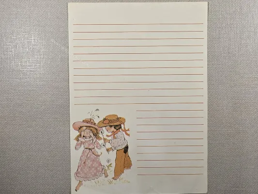 Papel de carta Menininhas - 2739