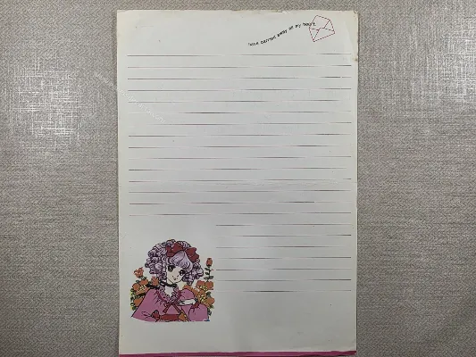 Papel de carta Menininhas - 2744
