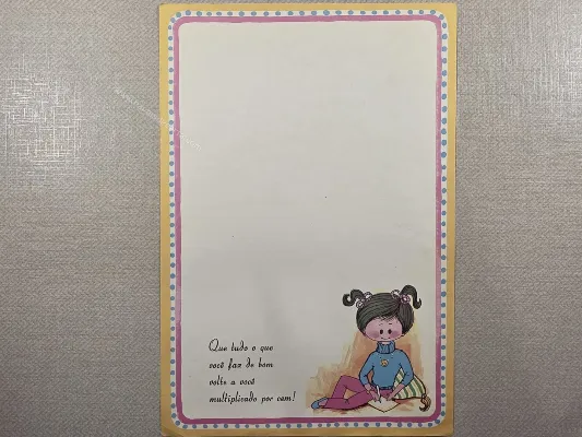 Papel de carta Menininhas - 2746