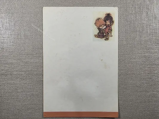 Papel de carta Menininhas - 2747