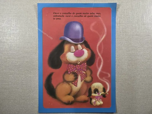 Papel de carta médio Borda azul 314