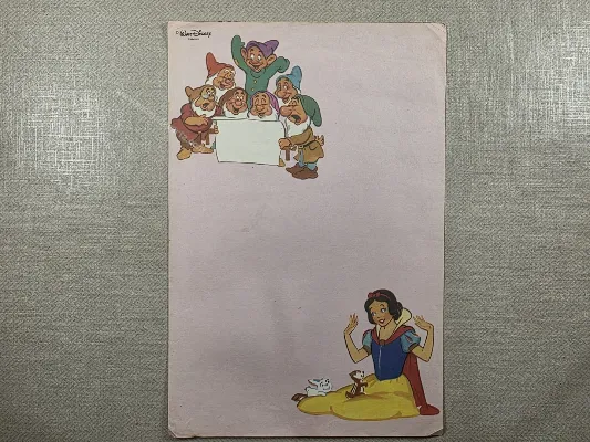 Papel de carta médio Walt Disney - 02