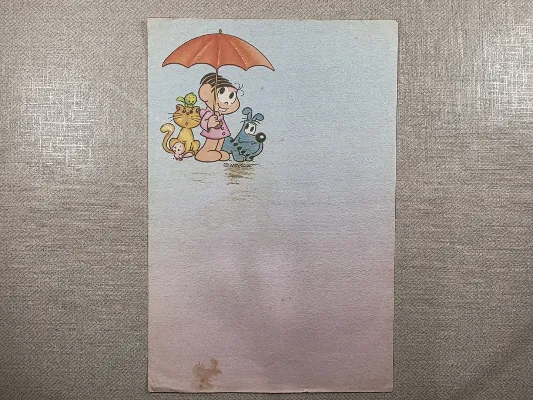 Papel de carta antigo da Turma da Mônica 15
