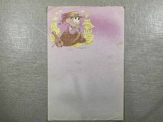Papel de carta antigo da Turma da Mônica 84