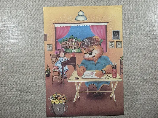 Papel de carta antigo - Bichinhos - 4108
