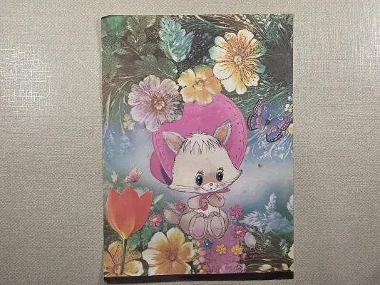Papel de carta antigo - Bichinhos - 4118