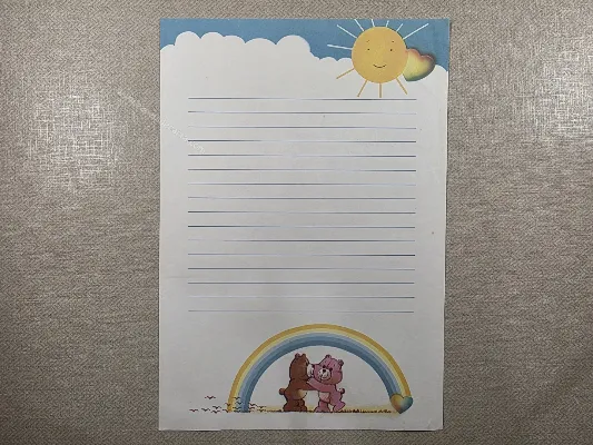 Papel de carta antigo - Bichinhos - 4130