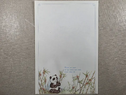 Papel de carta antigo - Bichinhos - 4142