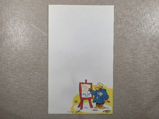 Papel de carta antigo - Bichinhos - 4144