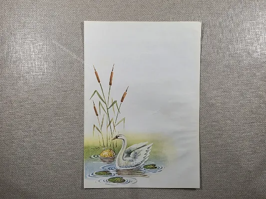 Papel de carta antigo - Bichinhos - 4145
