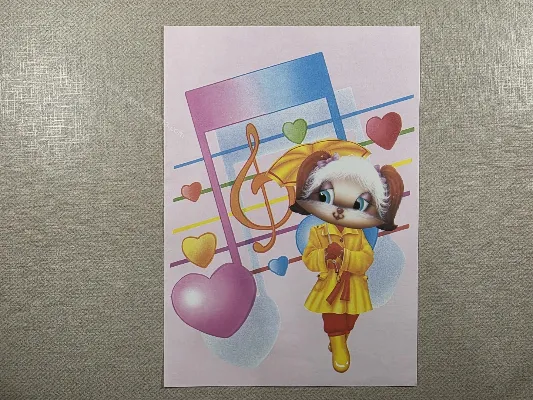 Papel de carta antigo - Bichinhos - 4153