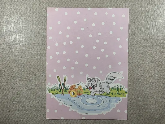 Papel de carta antigo - Bichinhos - 4166