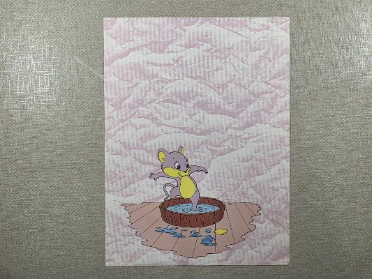 Papel de carta antigo - Bichinhos - 4167
