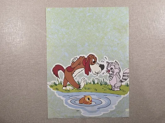 Papel de carta antigo - Bichinhos - 4168