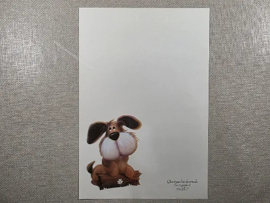 Papel de carta antigo - Bichinhos - 4181