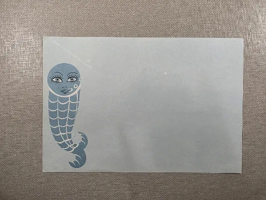 Papel de carta antigo - Bichinhos - 4214