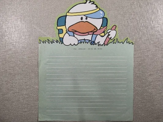 Papel de carta antigo - Bichinhos - 4216