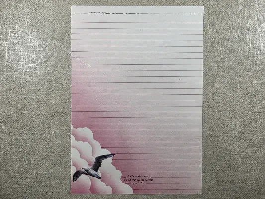 Papel de carta antigo - Bichinhos - 4221