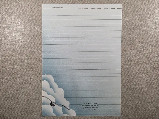 Papel de carta antigo - Bichinhos - 4222