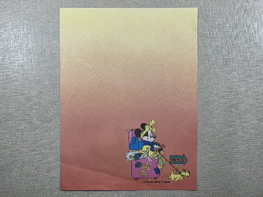 Papel de carta da Minnie