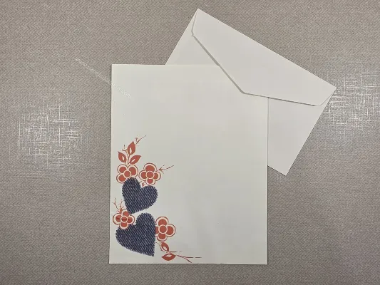 Conjunto de papel de carta antigo - 1049