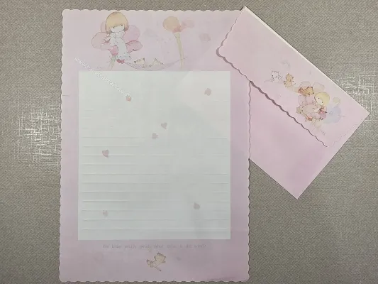 Conjunto de papel de carta antigo - 1050
