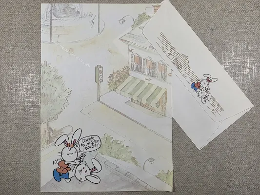 Conjunto de papel de carta antigo - 1059