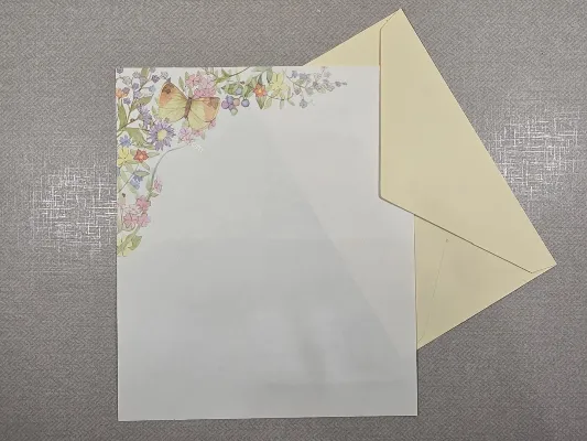 Conjunto de papel de carta antigo - 1061