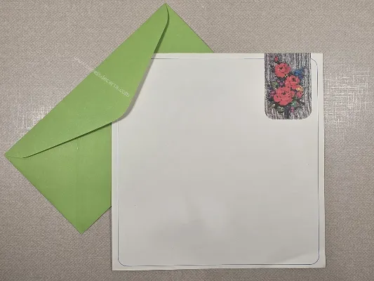 Conjunto de papel de carta antigo - 1064