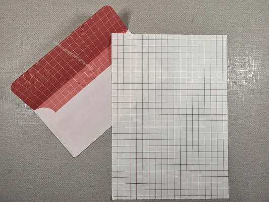 Conjunto de papel de carta antigo - 1071
